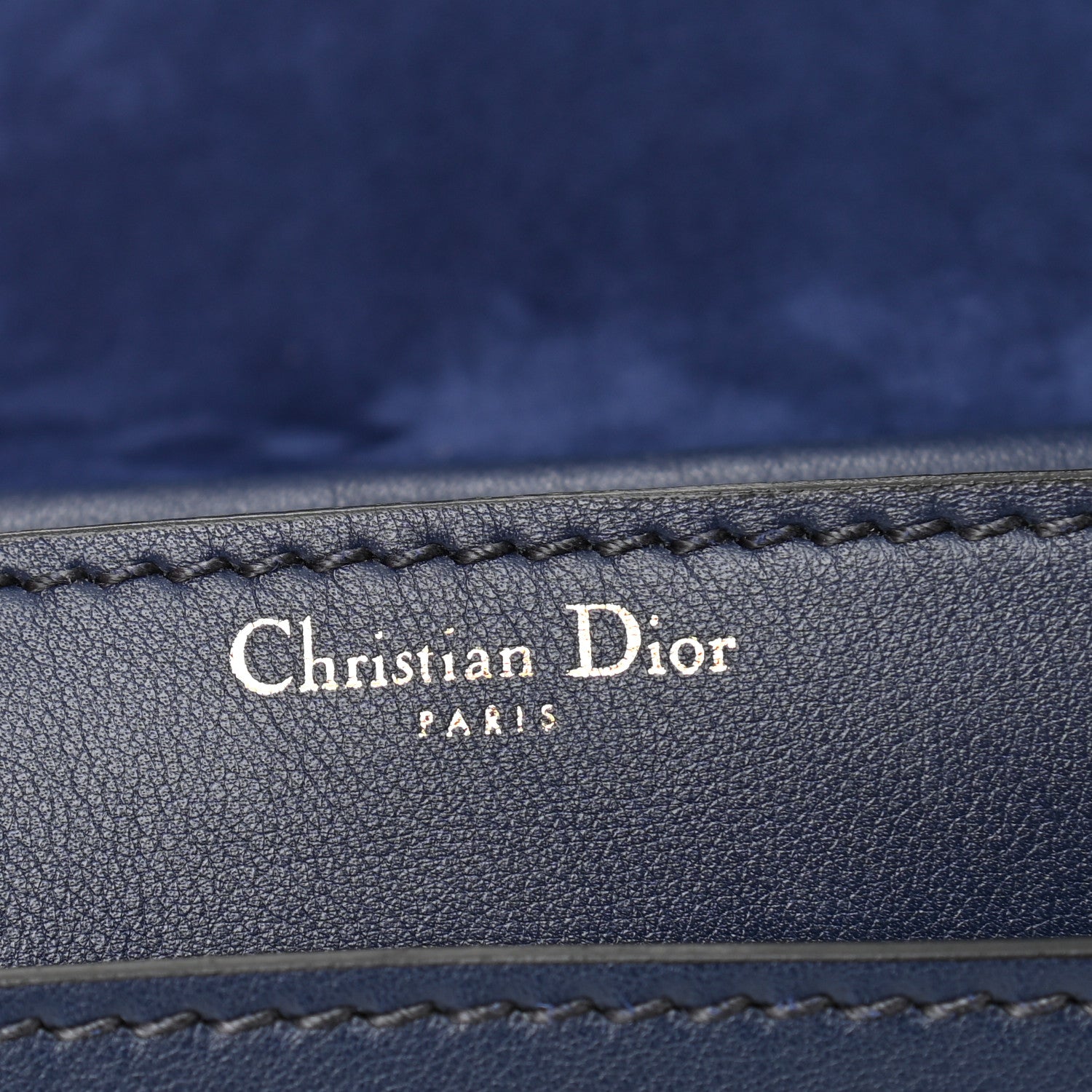 Christian Dior Calfskin J'Adior Chain Flap Bag Navy Blue 5 of 9