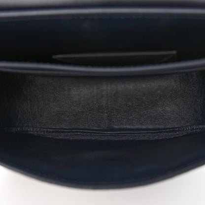 Saint Laurent Snakeskin Small Kaia Satchel Navy 5 of 11