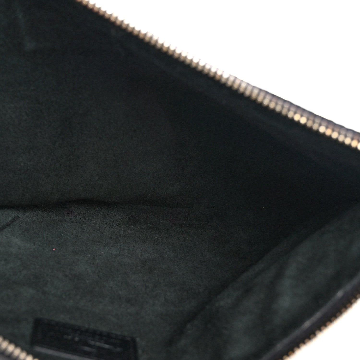 Valentino Garavani Pebbled Calfskin Large Rockstud Zip Pouch Black 5 of 10