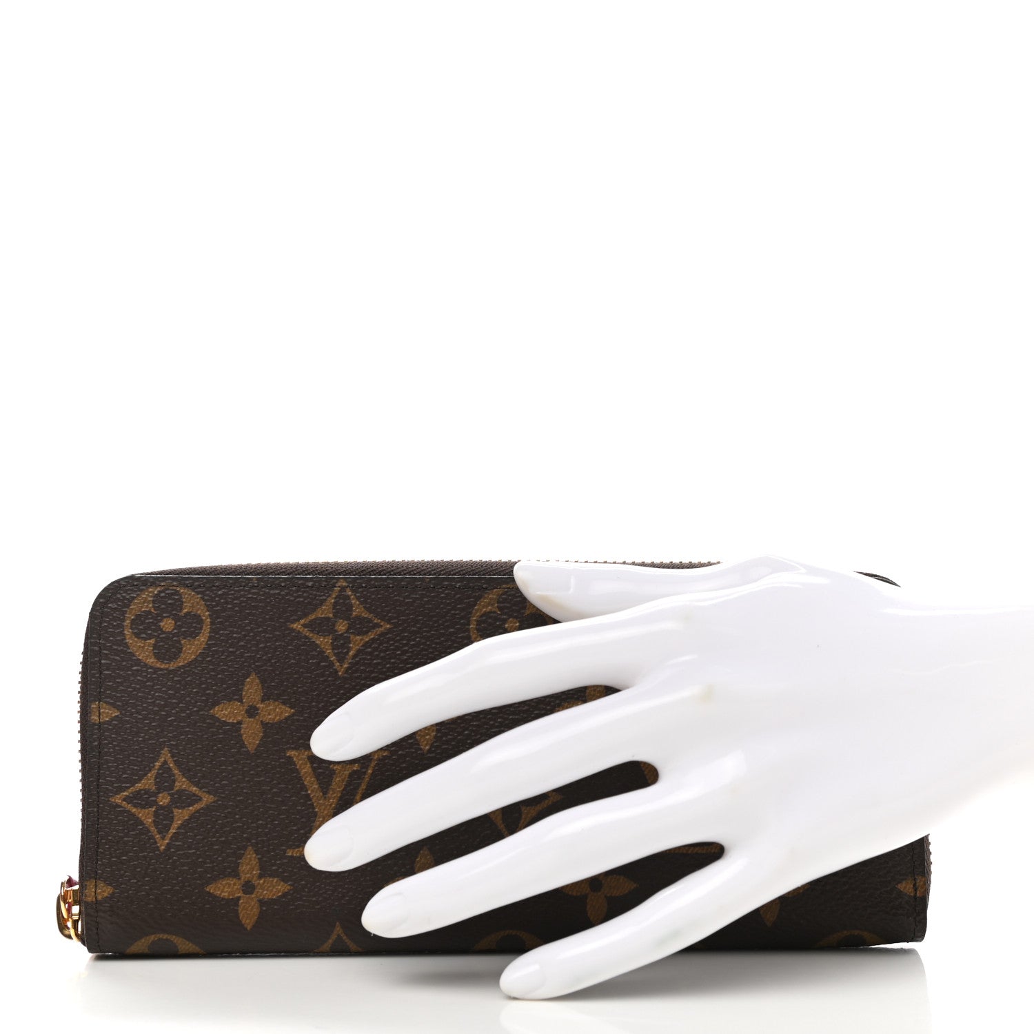 Louis Vuitton Monogram Clemence Wallet Fuchsia 2 of 7