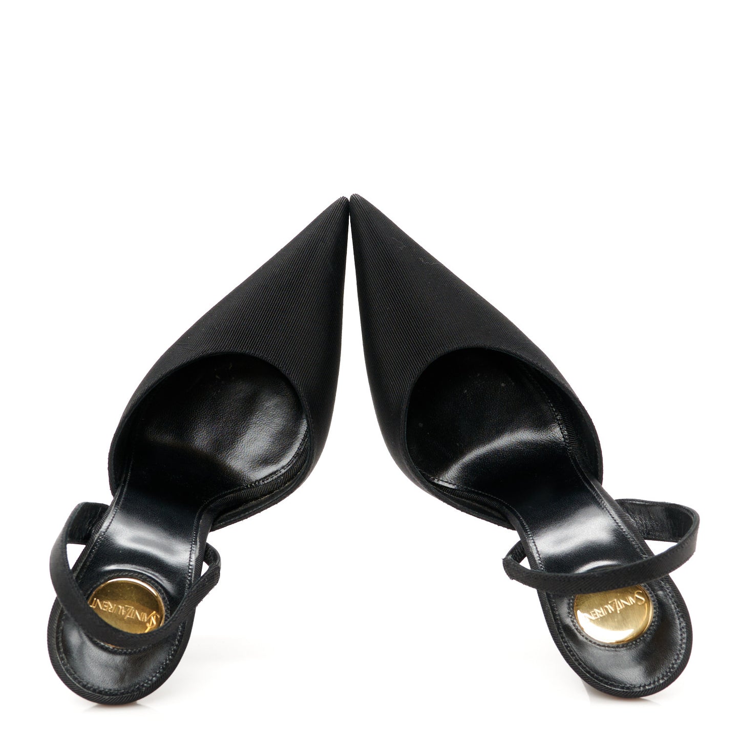 Grosgrain Penelope Slingback Pumps 37 Black