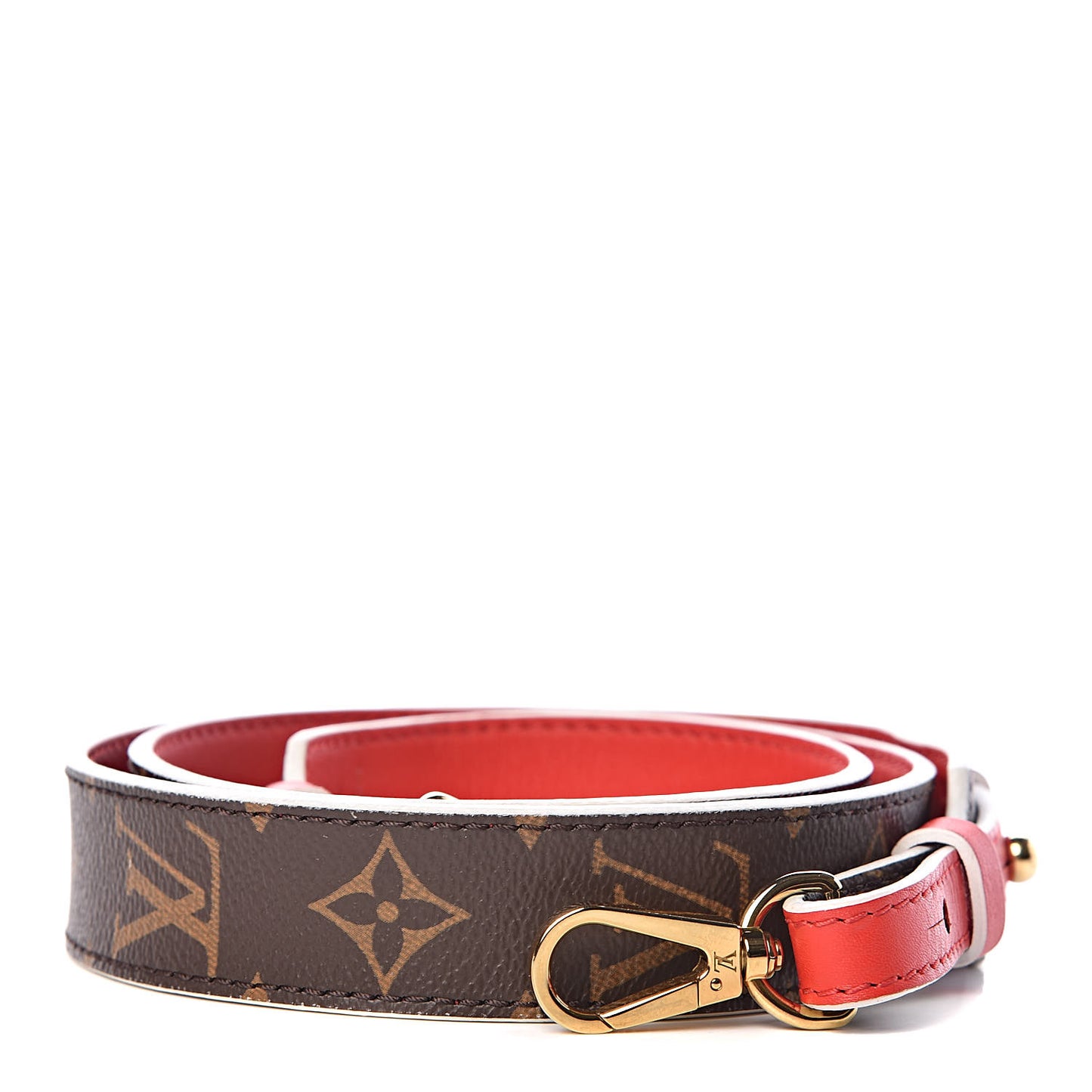 Monogram Bandouliere Shoulder Strap XL Coquelicot
