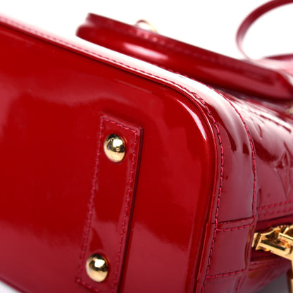 Louis Vuitton Vernis Alma BB Pomme D'Amour 15 of 16