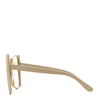 Gucci Acetate Oversize Square Frame GG0471S Sunglasses Light Beige 3 of 8