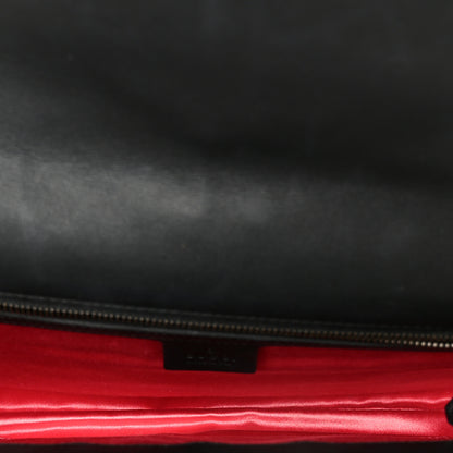 Gucci Velvet Matelasse GG Marmont Clutch Black 5 of 8