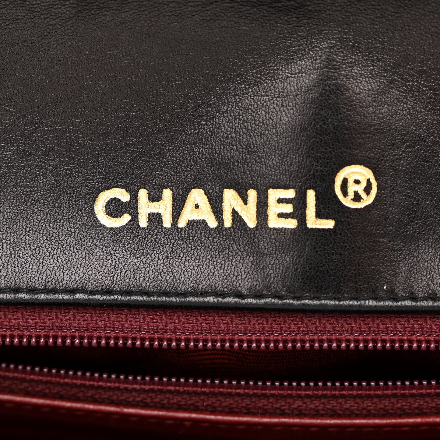Lambskin Quilted Small Single Flap Black
