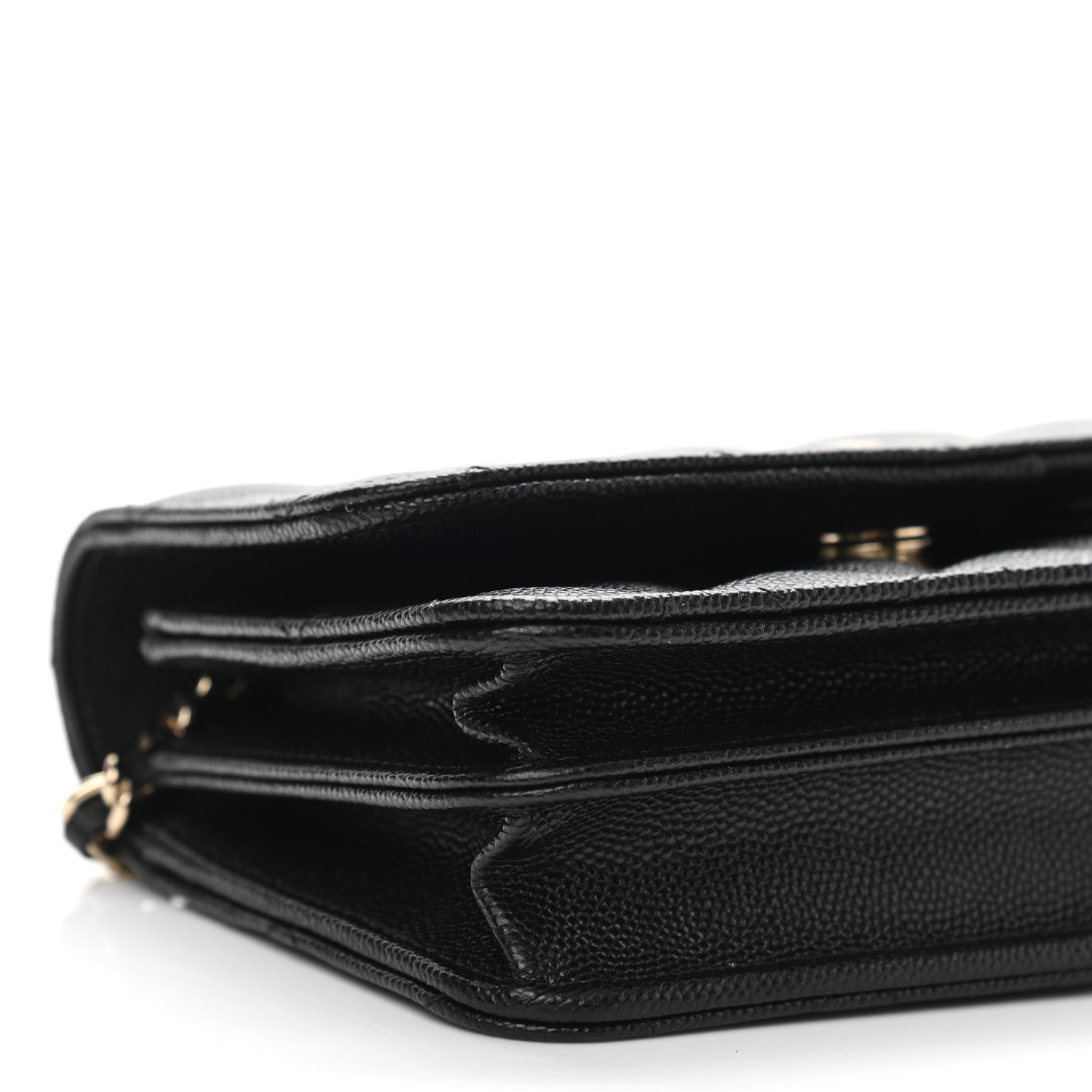 Chanel Caviar Quilted Mini Wallet On Chain WOC Black 9 of 11