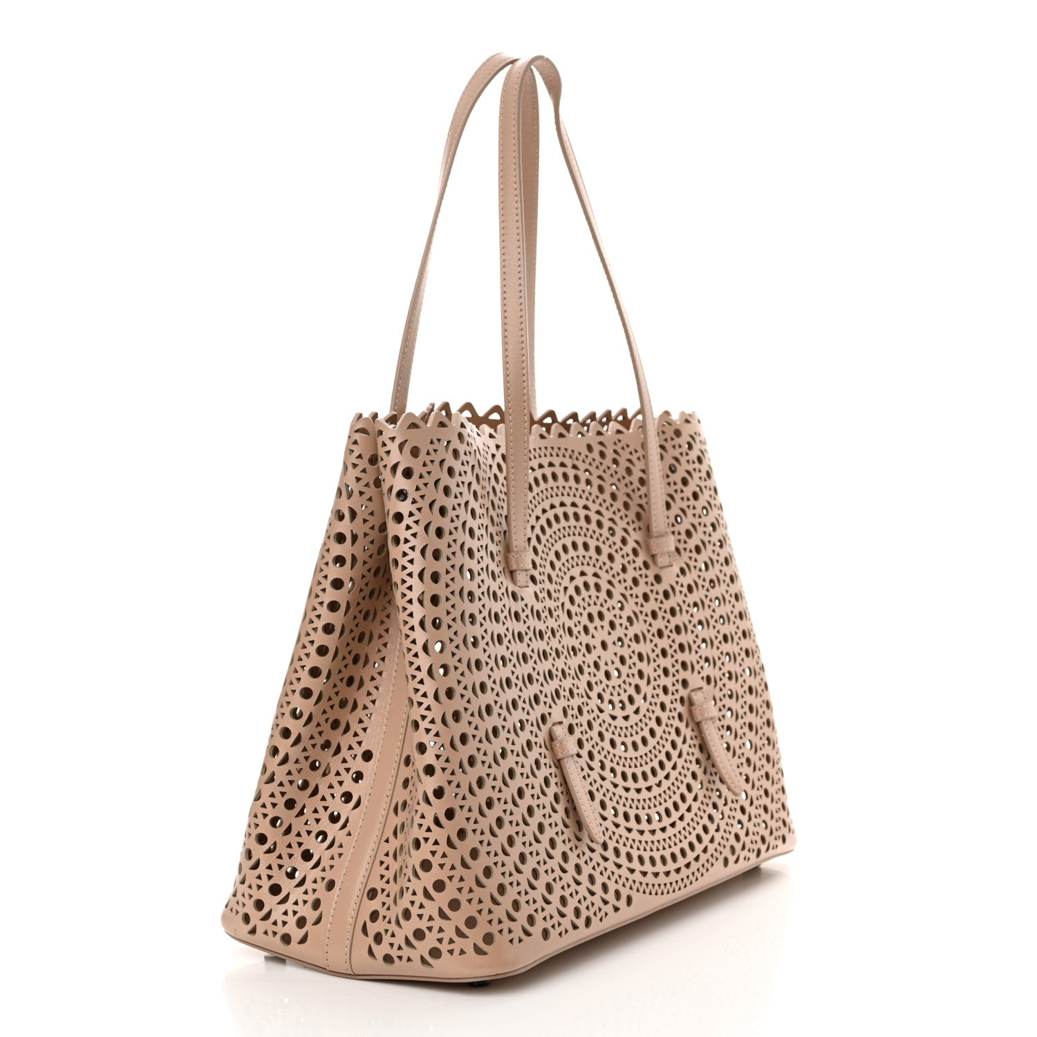 Alaia Calfskin Vienne Mina 32 Bag Sandy 4 of 12