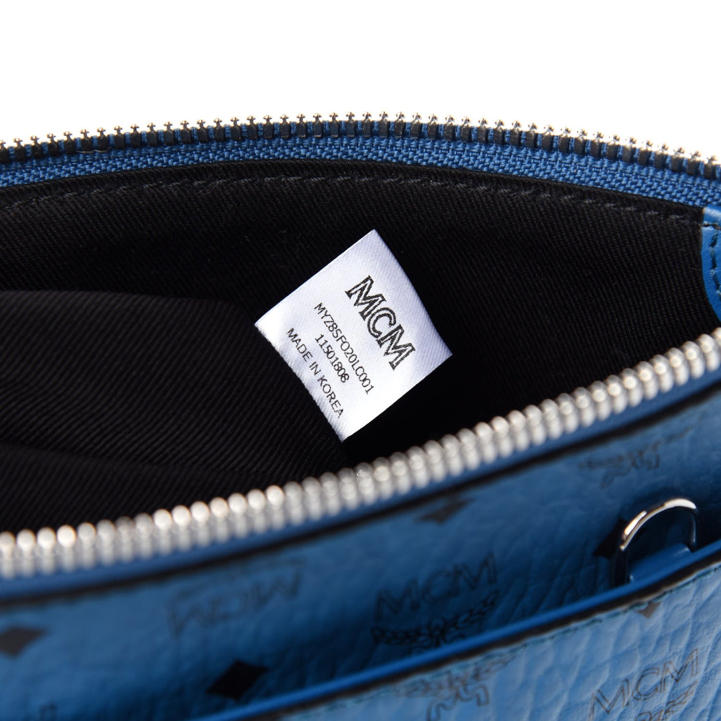 Visetos Medium Crossbody Pouch Blue