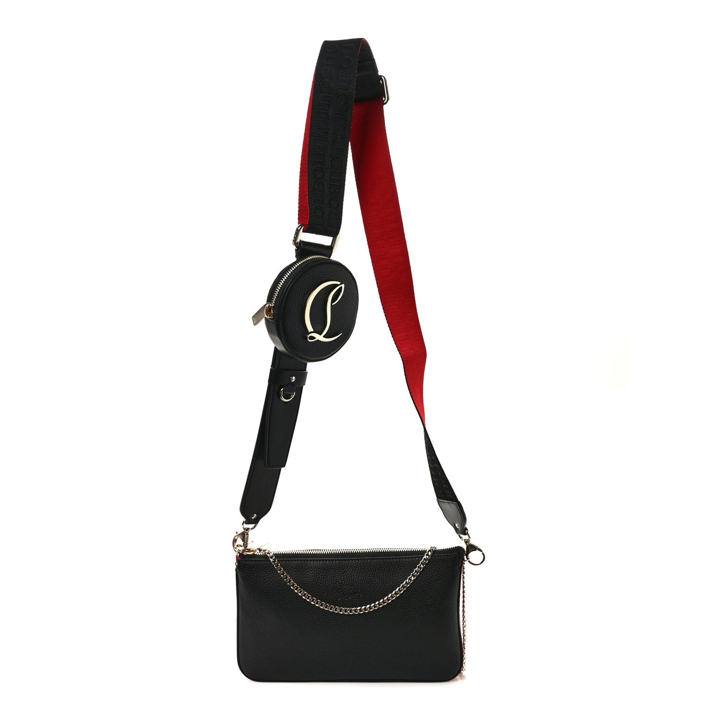 Toile Monogram Loubila Chain Hybrid Crossbody Black