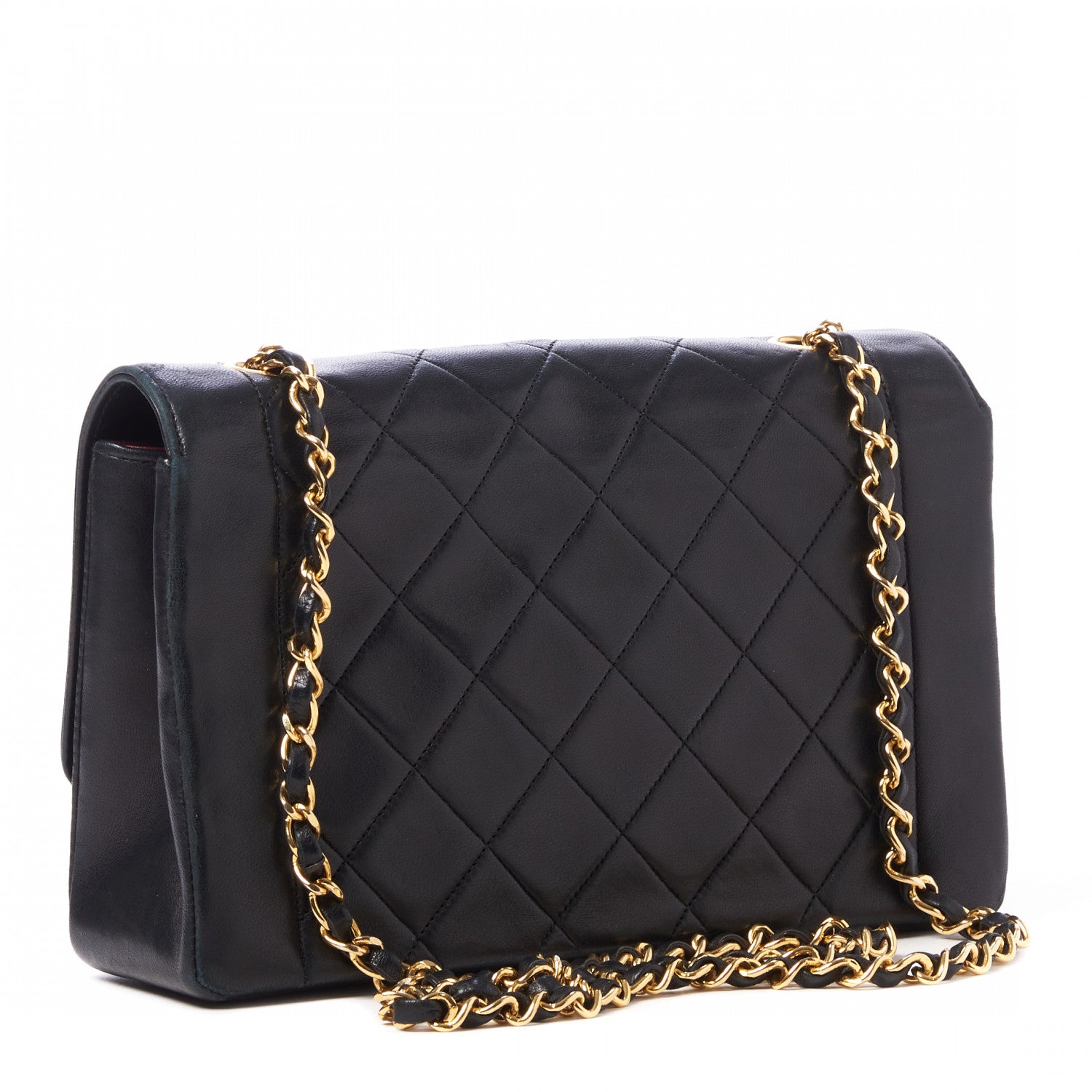 Chanel Lambskin Quilted Medium Single Flap Black 3 of 10