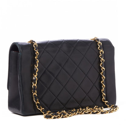 Chanel Lambskin Quilted Medium Single Flap Black 3 of 10