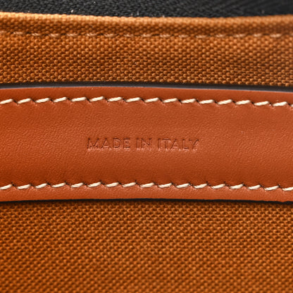 Celine Triomphe Canvas Calfskin Ava Shoulder Bag Tan 7 of 11