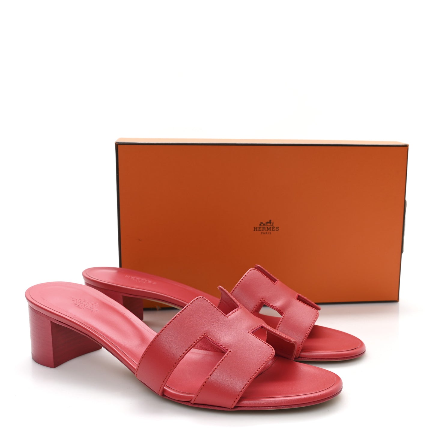 Calfskin Oasis Sandals 39 Fuschia