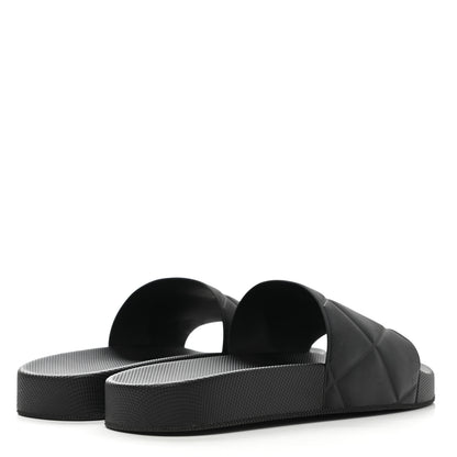 Bottega Veneta Rubber The Slider Sandals 39 Black 4 of 8