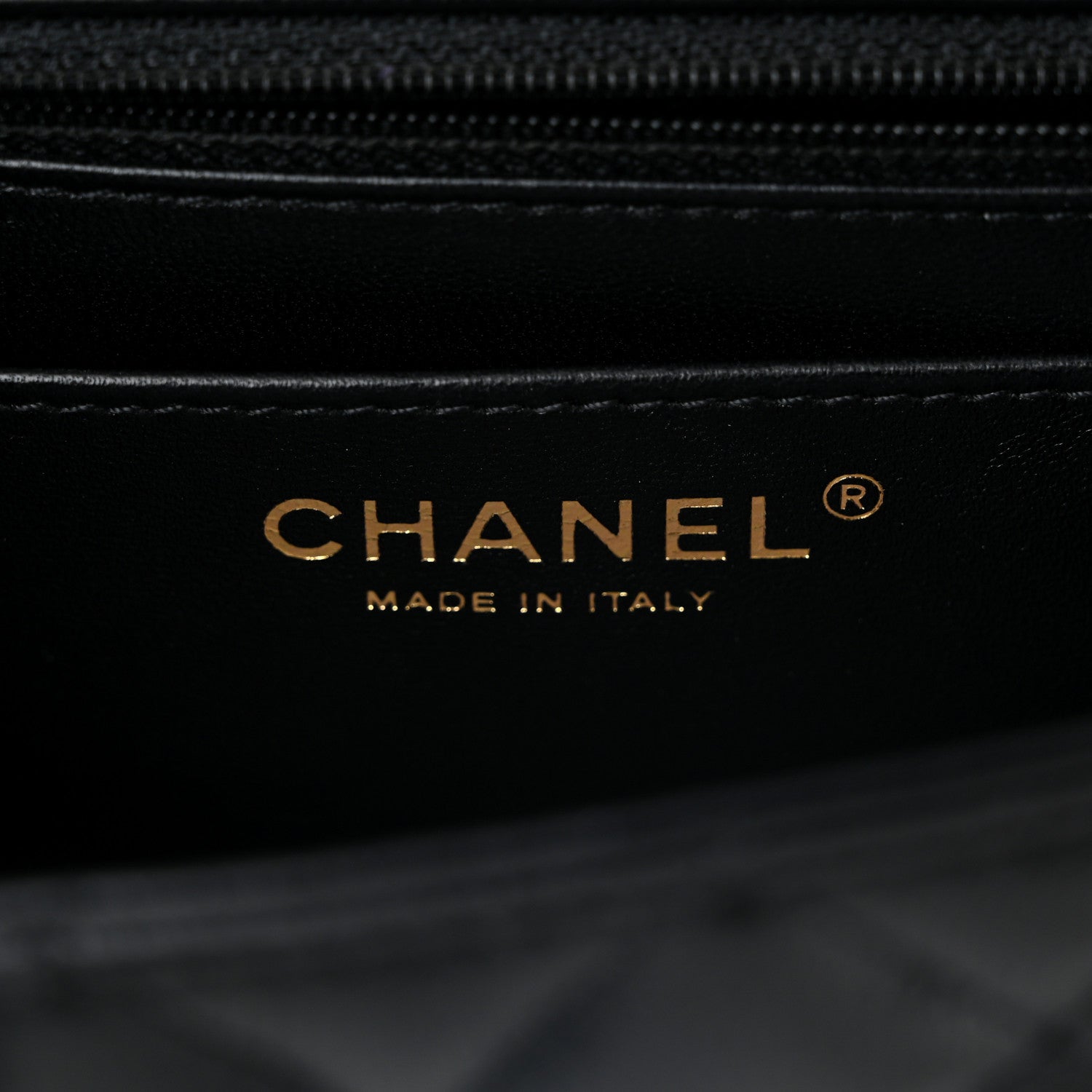 Chanel Lambskin Quilted Mini Crystal Top Handle Rectangular Flap Black 6 of 12