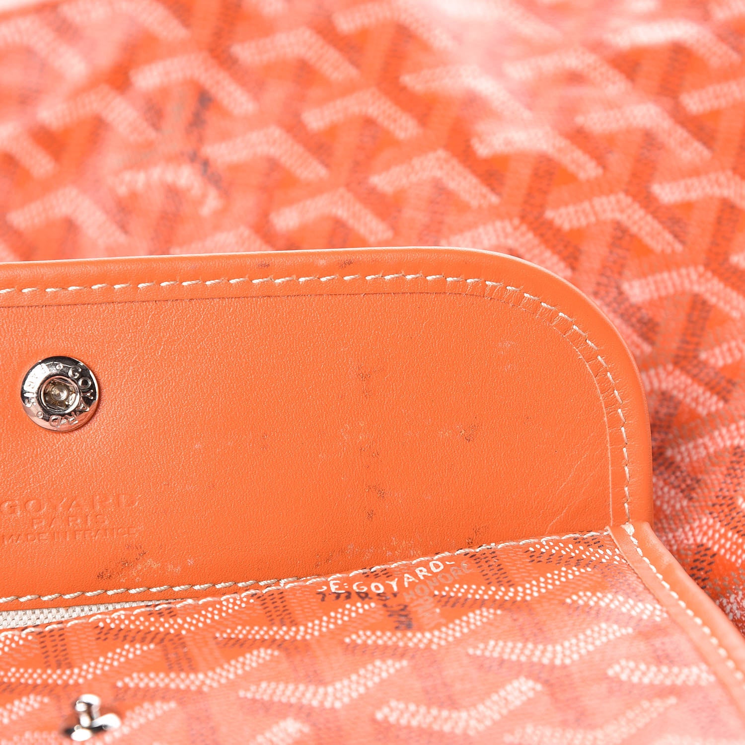 Goyard Goyardine Saint Louis PM Orange 10 of 14