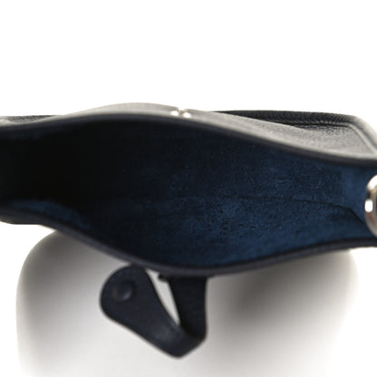 Hermes Taurillon Clemence Evelyne TPM Bleu Nuit 5 of 11
