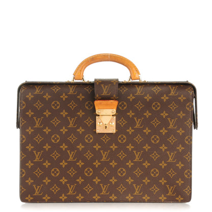 Louis Vuitton Monogram Serviette Fermoir Briefcase 1 of 9