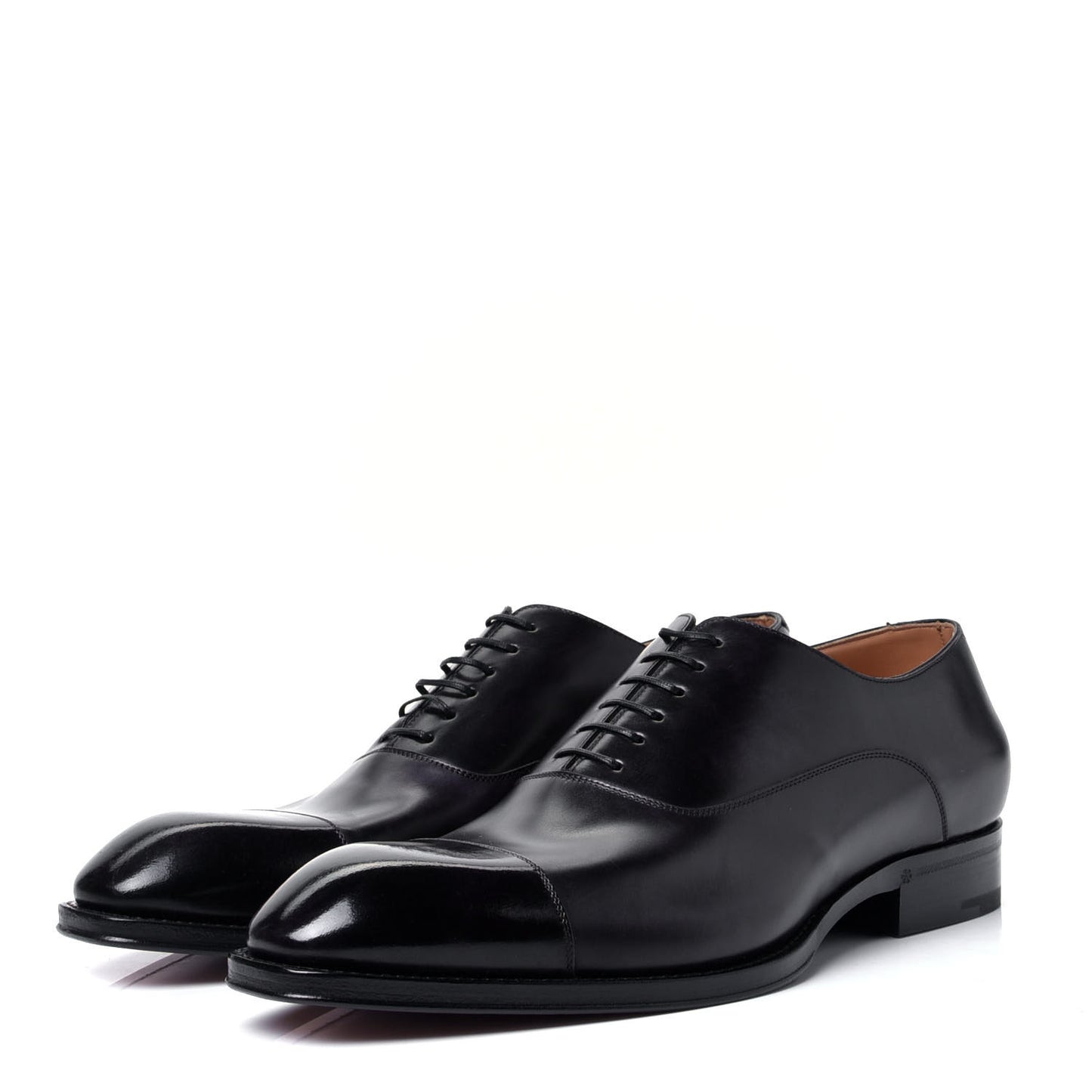 Calfskin Mens Vendome Richelieu 7.5 Black