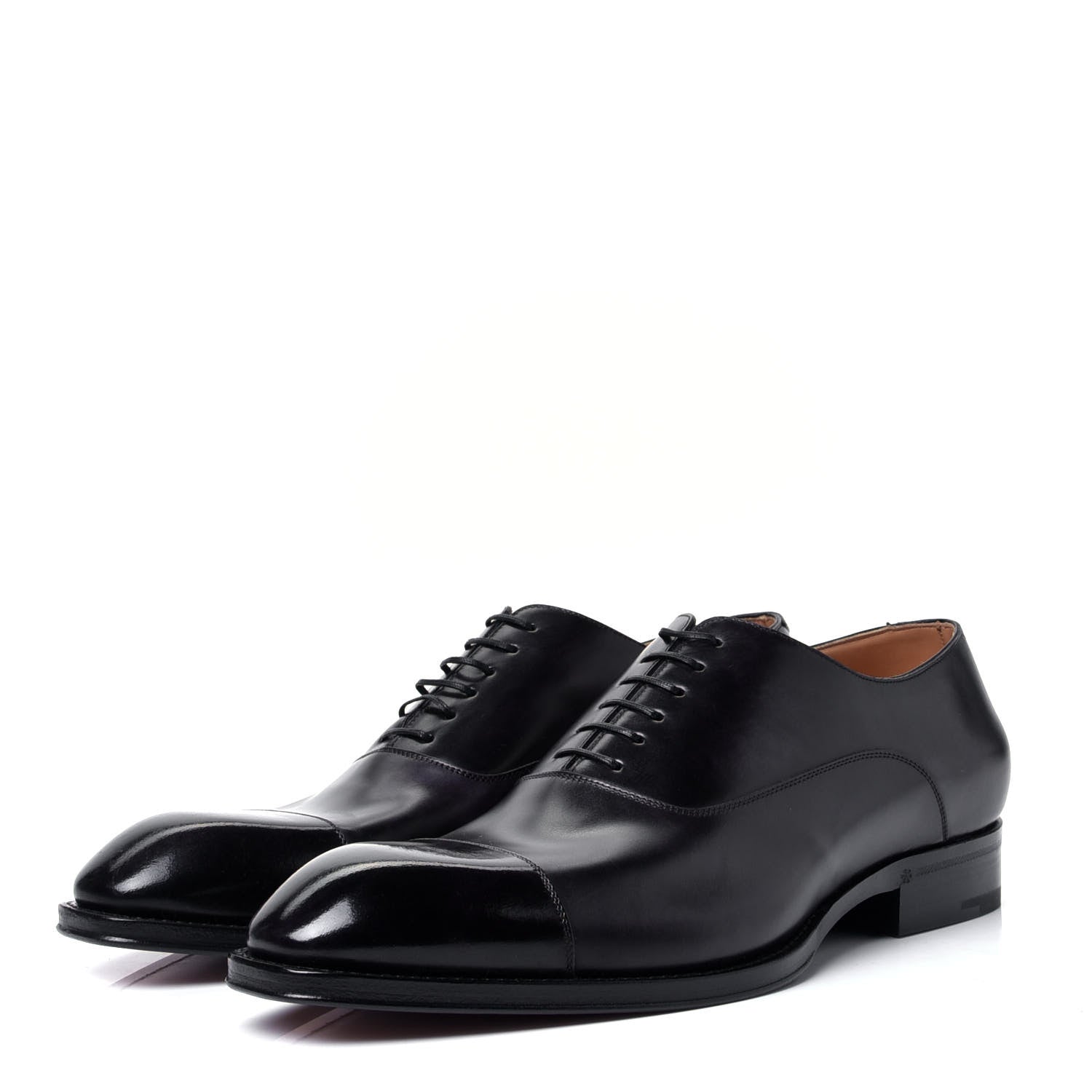Louis Vuitton Calfskin Mens Vendome Richelieu 7.5 Black 4 of 10
