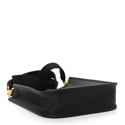 Hermes Taurillon Clemence Evelyne TPM Black 4 of 11