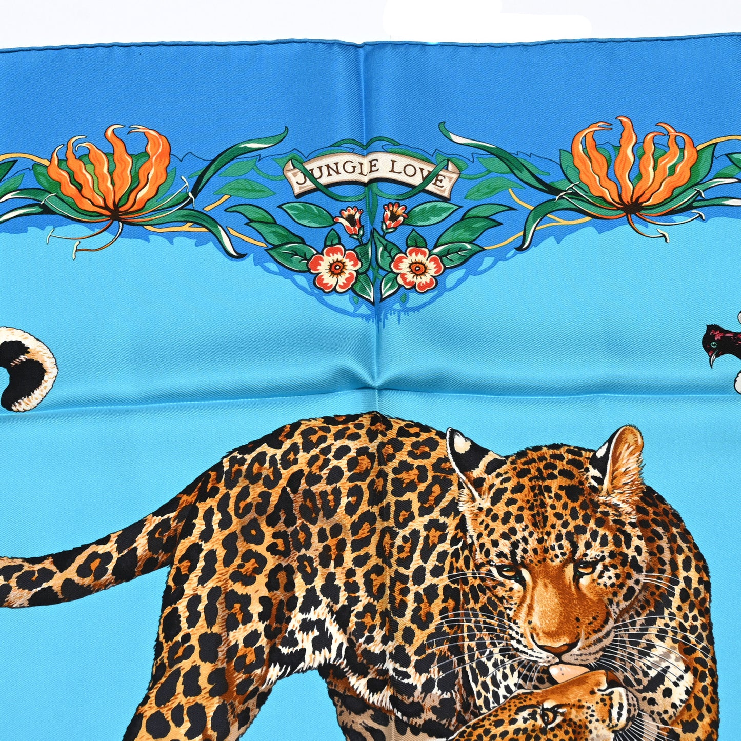 Silk Jungle Love Scarf 90