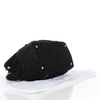 Prada Tessuto Soft Calf Tote Nero Black 4 of 9
