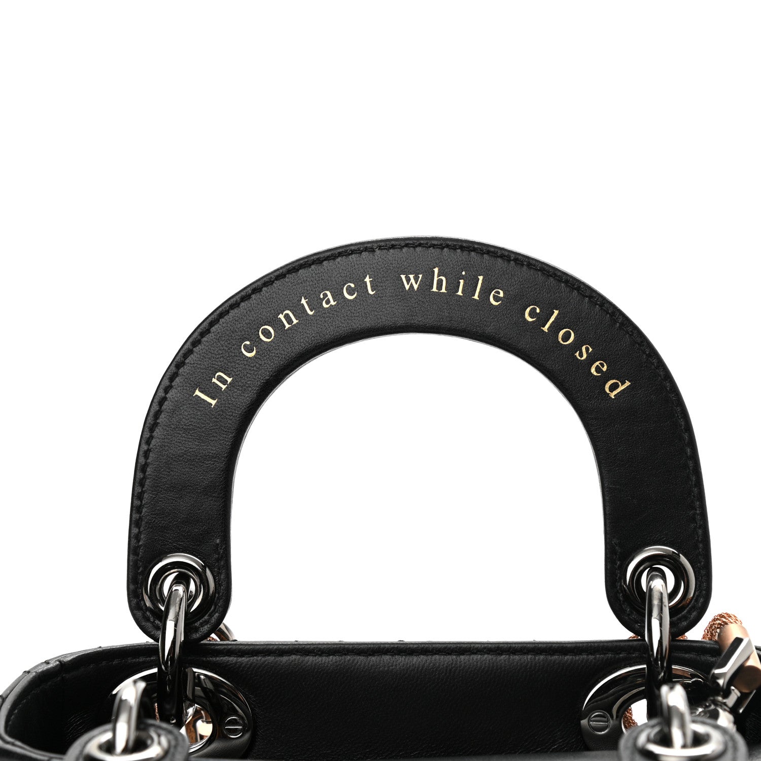 Christian Dior Lambskin Cannage Mini Morgane Tschiember Lady Dior Black 10 of 10