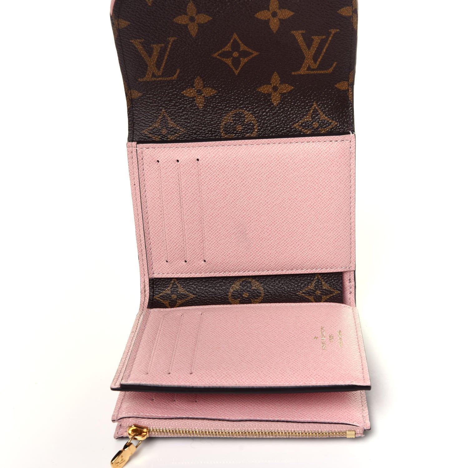 Louis Vuitton Monogram Ariane Compact Wallet Rose Ballerine 10 of 11