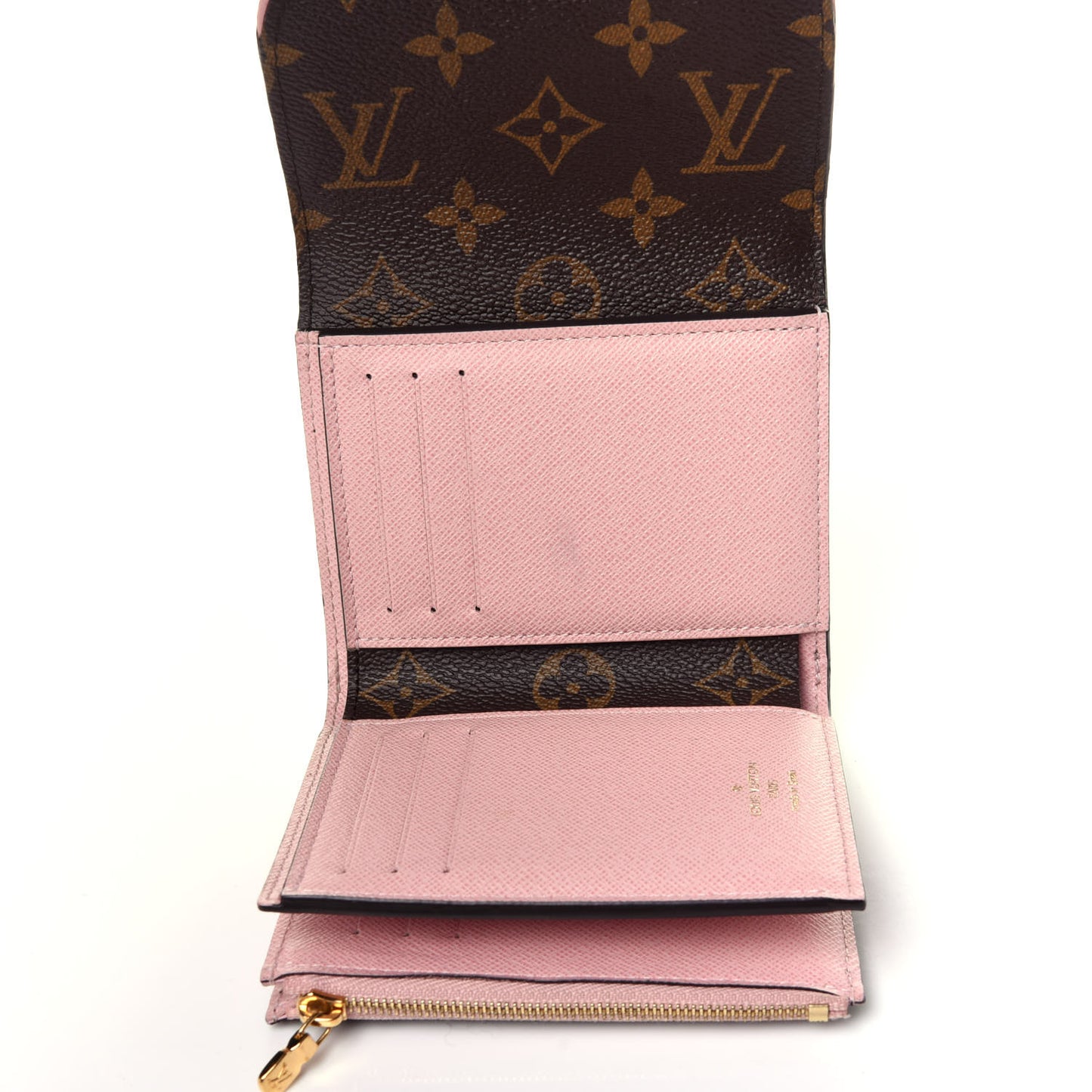 Monogram Ariane Compact Wallet Rose Ballerine