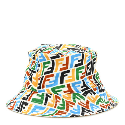 Fendi Nylon FF Vertigo Reversible Bucket Hat Multicolor 7 of 14