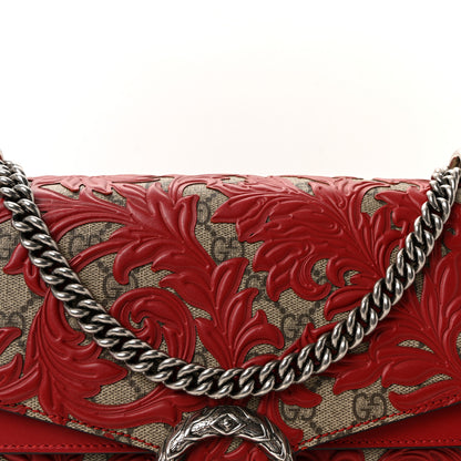 Gucci GG Supreme Monogram Arabesque Medium Dionysus Shoulder Bag Hibiscus Red 8 of 10