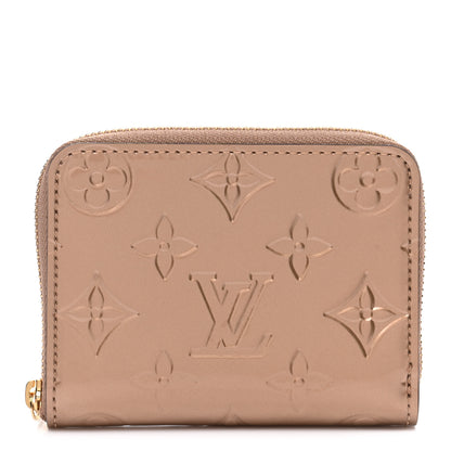 Louis Vuitton Vernis Zippy Coin Purse Rose Velours 1 of 7