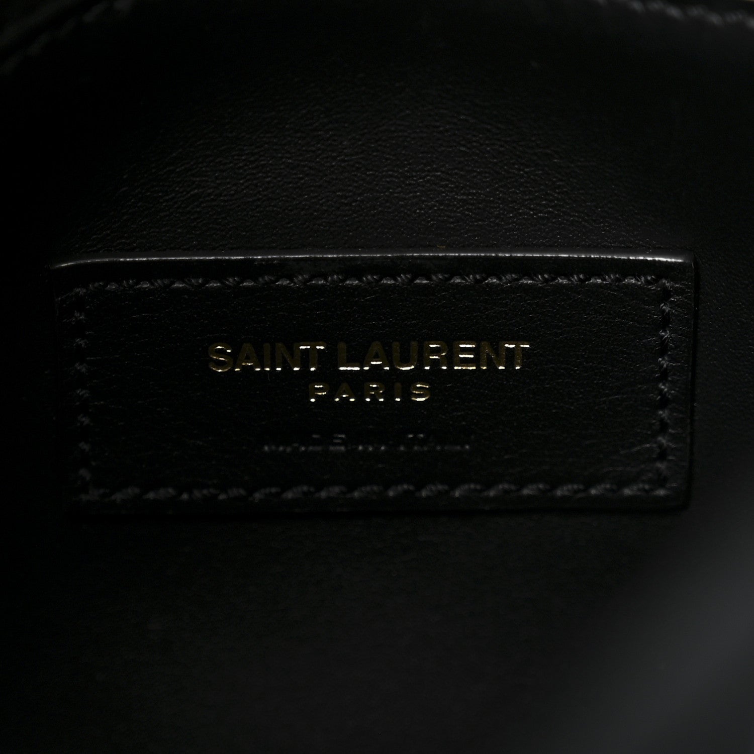Saint Laurent Smooth Calfskin Small Le 5 A 7 Soft Hobo Black 6 of 10