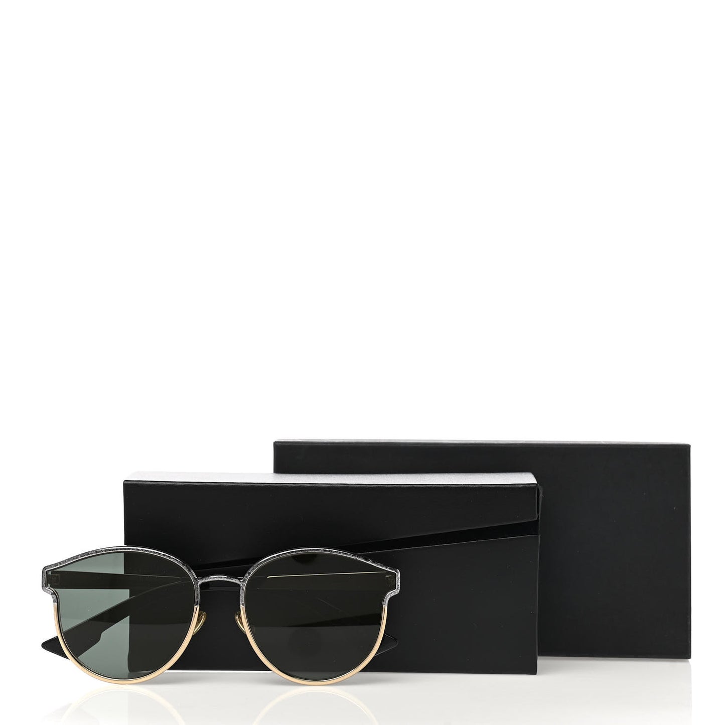 Marble Symmetric Sunglasses Gold
