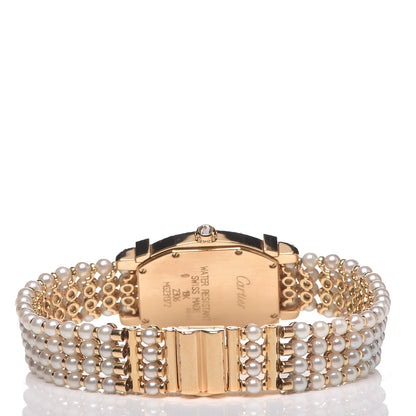 Cartier 18K Yellow Gold Diamond Pearl 26mm Tortue Chinoise Quartz Watch 4 of 7
