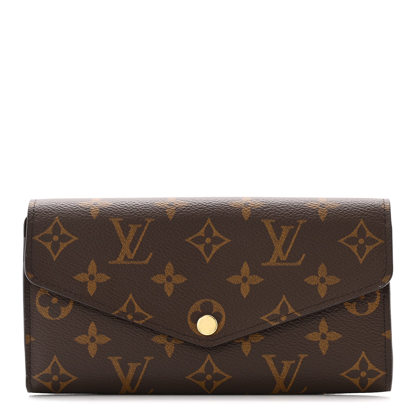 Monogram Sarah Wallet NM Coquelicot