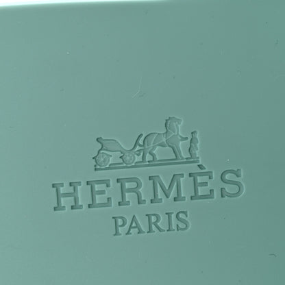 Hermes Rubber Womens Egerie Sandals 41 Vert Embrun 8 of 9