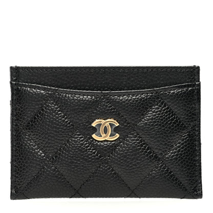 Chanel Caviar Quilted Card Holder Black 1 of 8