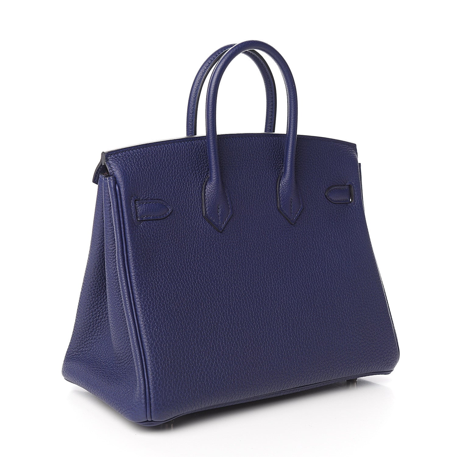 Hermes Togo Swift Officier Birkin 25 Bleu Encre Bordeaux 2 of 11