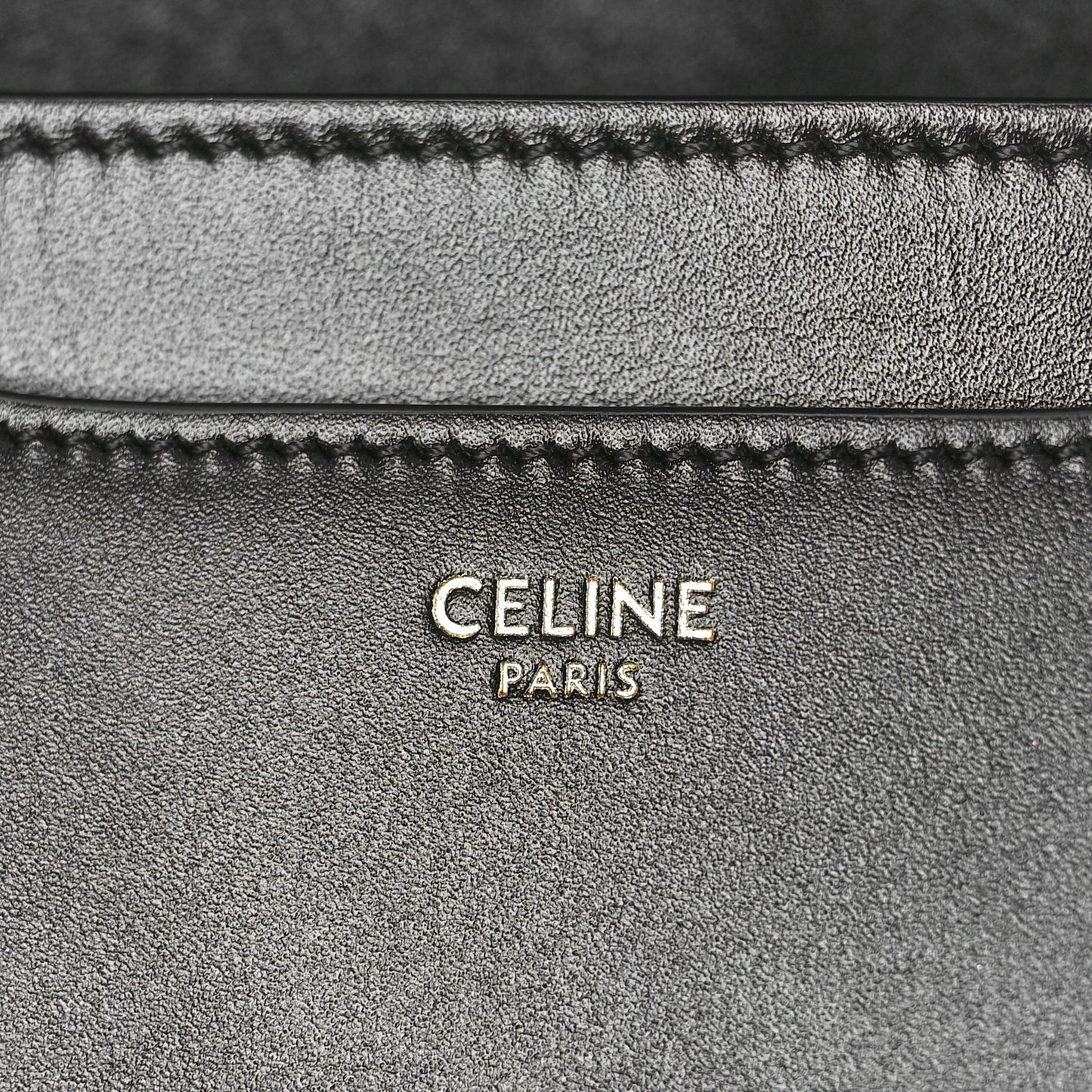 Satinated Calfskin Besace Small 16 Black