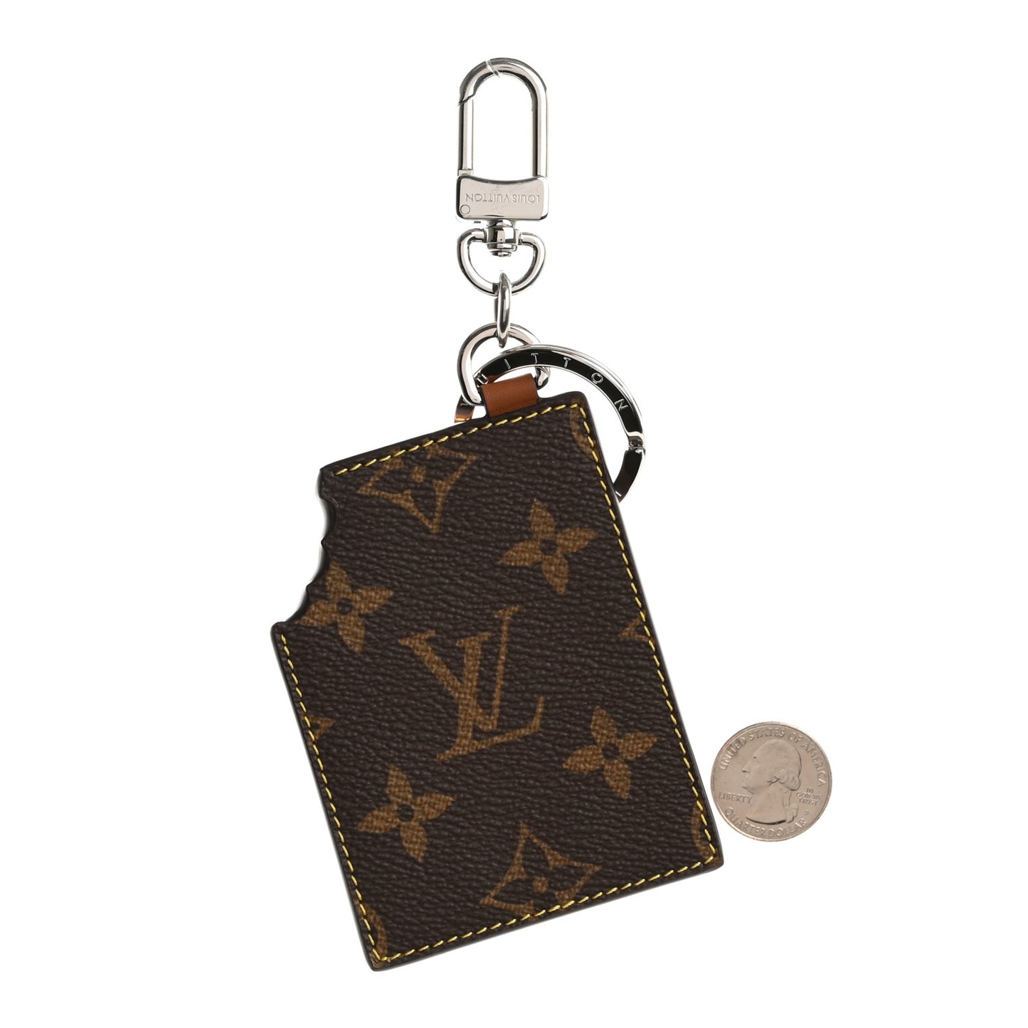Monogram Chocolate Bar Charm Key Holder