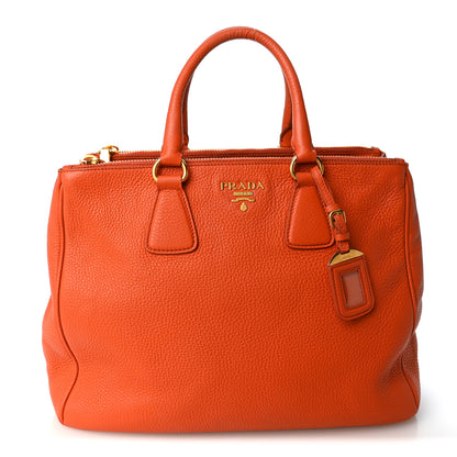 Prada Vitello Daino Tote Papaya 1 of 12