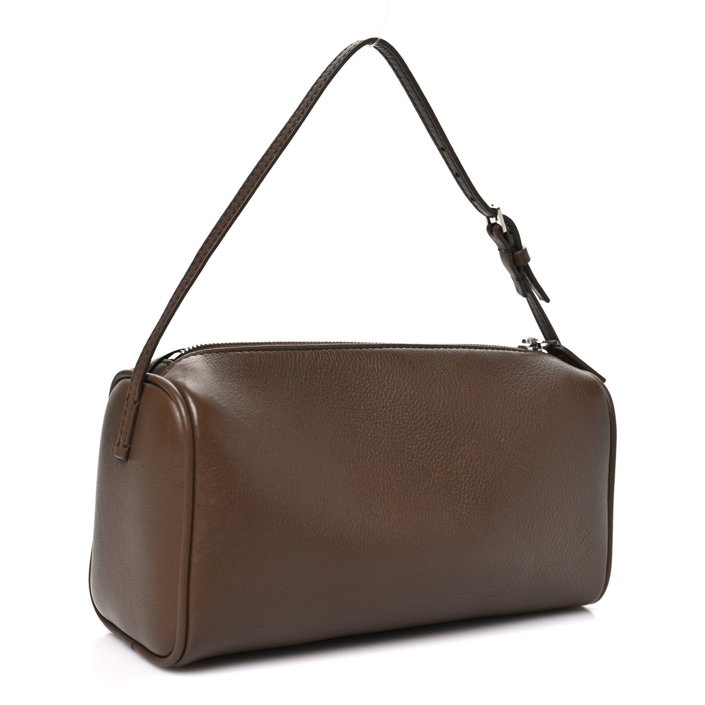 Grained Calfskin 90's Bag Tawny Brown