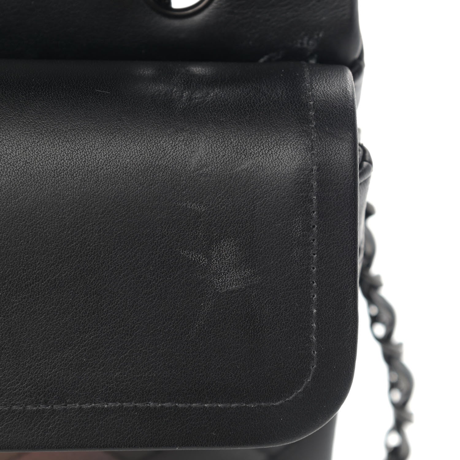 Chanel Calfskin Quilted Ombre Medium Double Flap Black 13 of 18