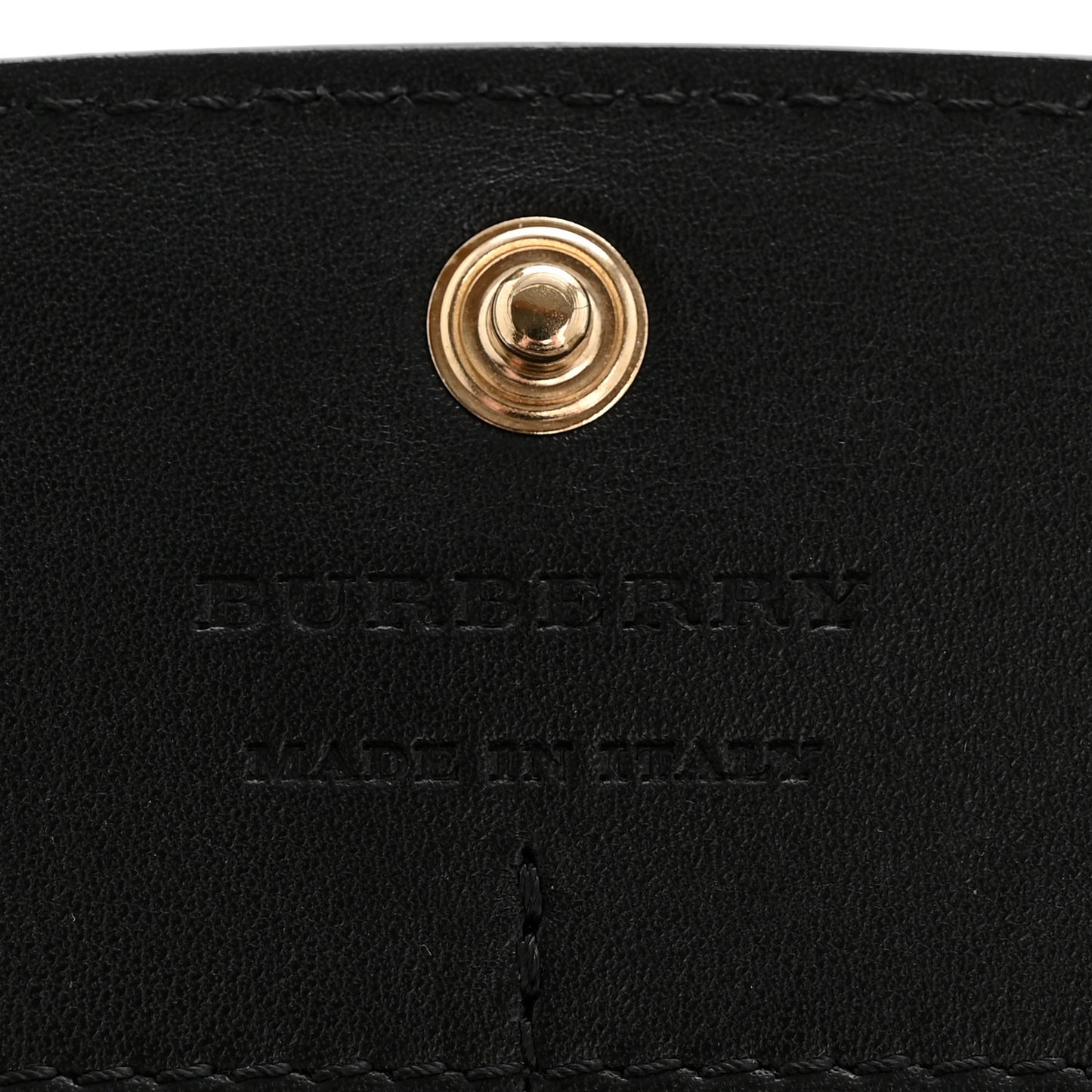 Calfskin Horseferry Check Porter Continental Wallet Black