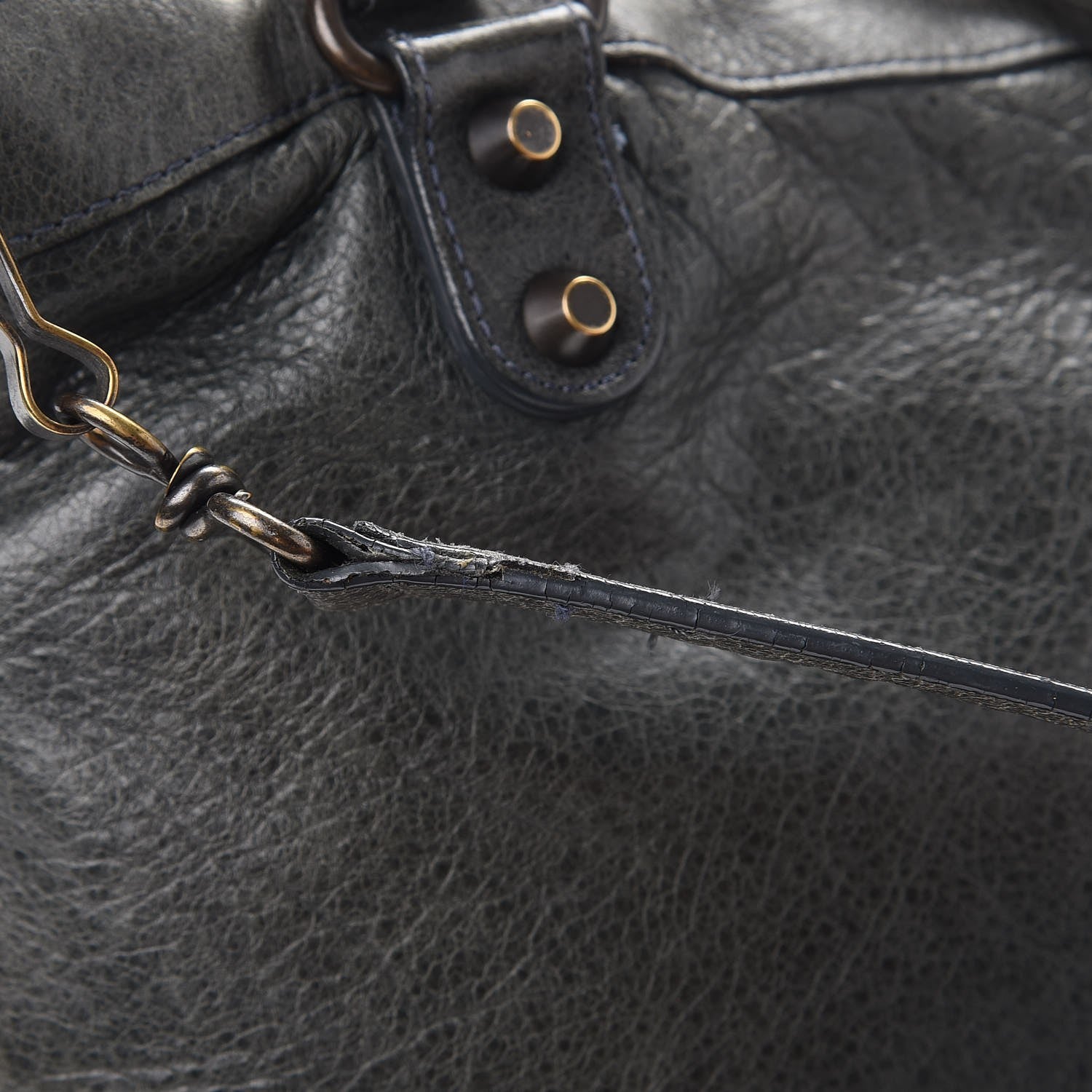Balenciaga Agneau Classic Hardware Town Anthracite 10 of 13