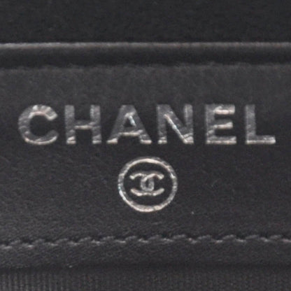 Chanel Caviar Zip Around Pouch Wallet Black 6 of 8