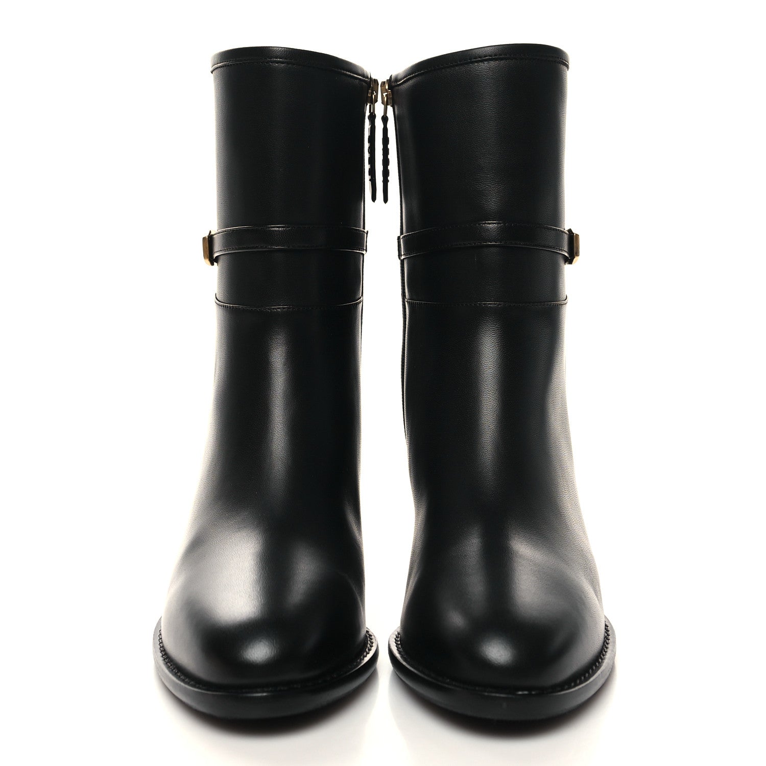 Gucci Nappa Charlotte Ankle Boots 36 Black 2 of 9